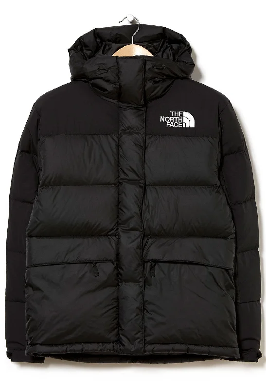 Women’s wool coats for layering in cold weather -The North Face Himalayan Down Women's Parka Jacket - TNF Black