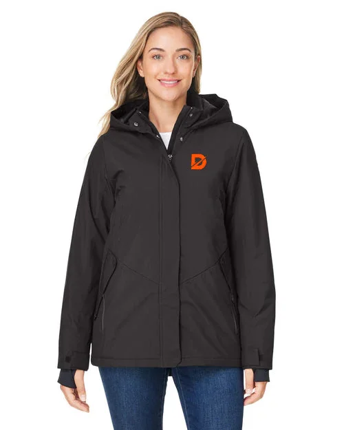 Women’s pea coats for timeless style -Spyder Ladies Convert Insulated Jacket