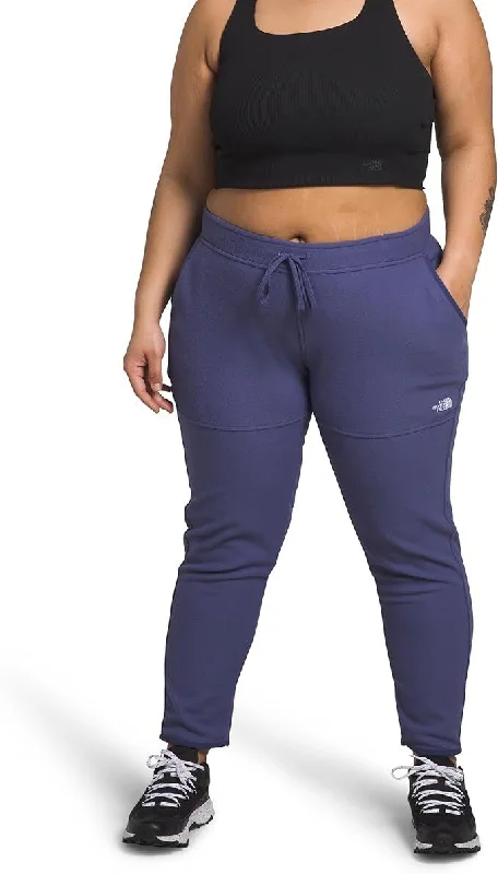 Women’s cargo leggings for casual comfort -The North Face Women's Cave Blue Alpine Polartec 100 Joggers Pants SGN563