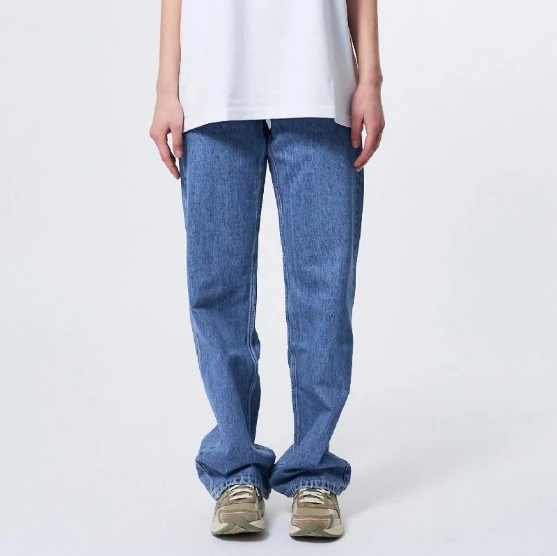 Women’s button-front pants for casual days -Echo Jeans In Stream Mid Retro