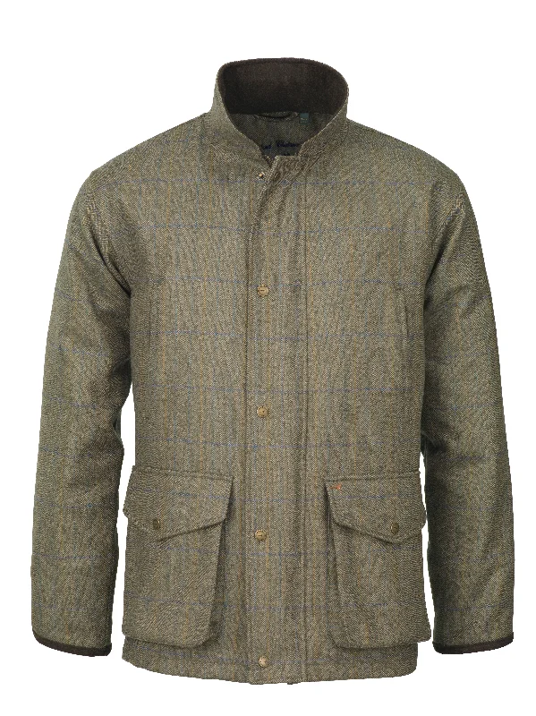 Women’s lace-up jackets for edgy details -Laksen Men's Laird Tweed Chatsworth Coat W. CTX™