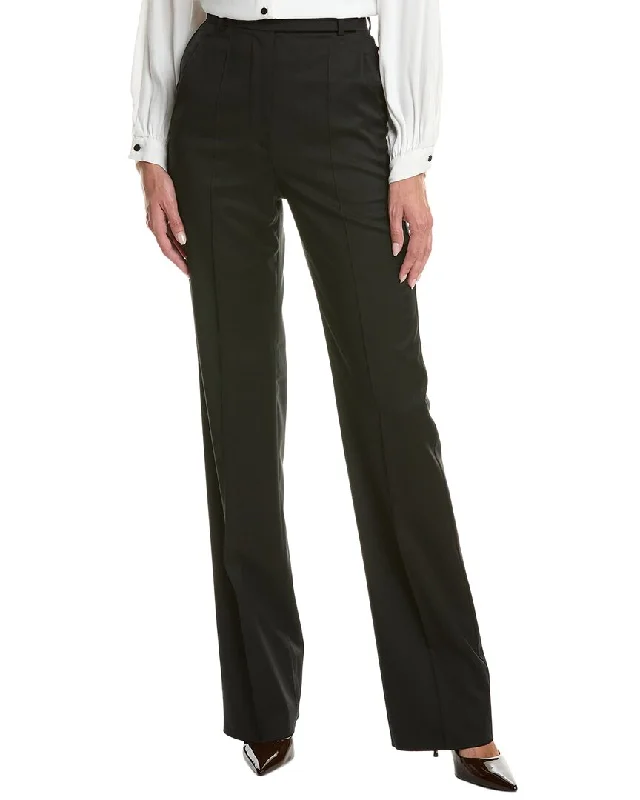 Women’s fitted denim for sleek fit -Max Mara Nelson Wool Trouser