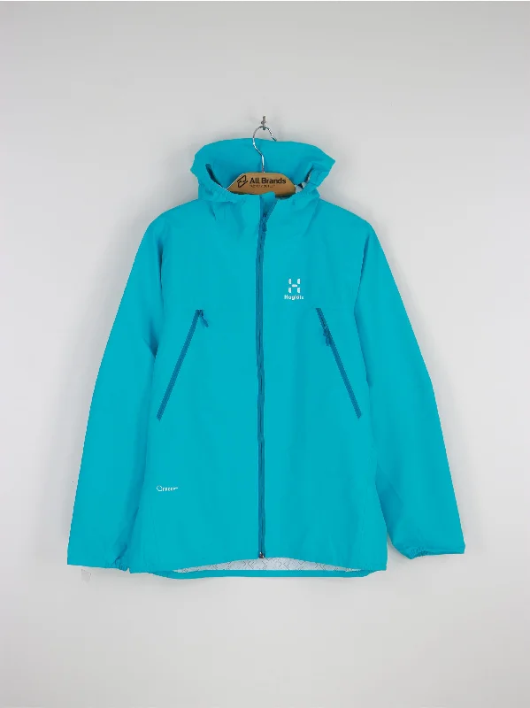 Women’s windbreakers for outdoor activities -Women's Elasticated Hood Jacket, Blue