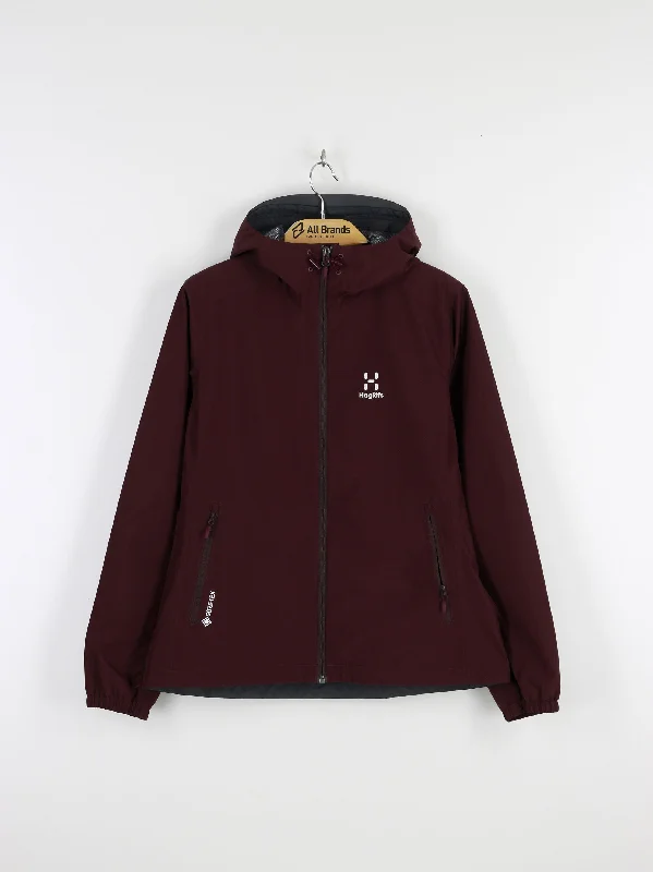 Women’s shearling-lined jackets for cozy comfort -Women's Hooded Neck Jacket, Burgundy