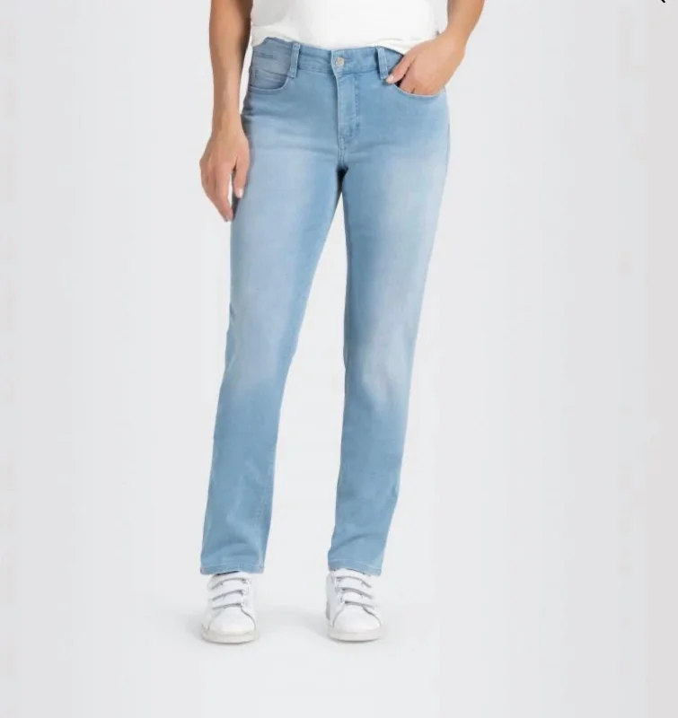 Women’s skinny trousers for sleek fit -Mac Dream Light Denim In Light Blue