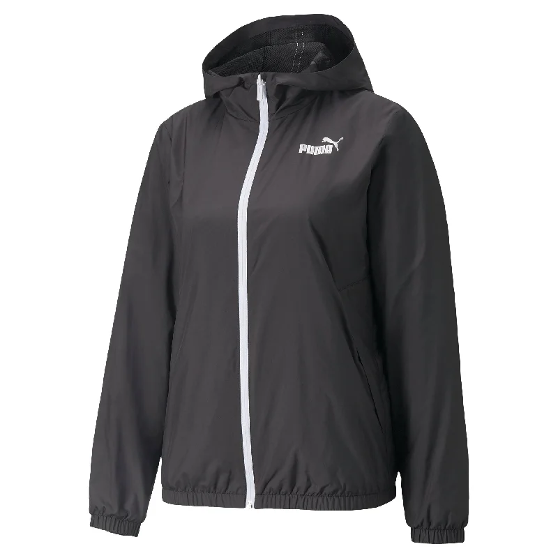 Women’s car coats for classic silhouette -Women's Puma Essentials Windbreaker Jacket