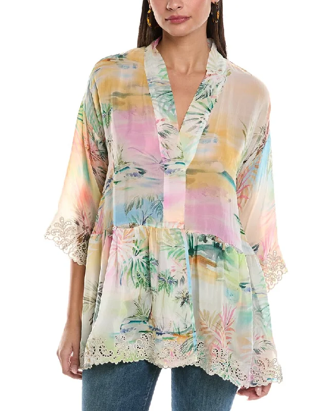 Women’s bomber-style jackets for trendy flair -Johnny Was Tia Kimono