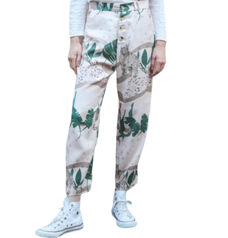 Women’s skinny jeans for sleek silhouette -Jungle D' Amour Pants In Light Cream