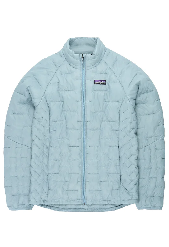 Women’s biker jackets for tough-chic style -Patagonia Women's Micro Puff Jacket - Thermal Blue