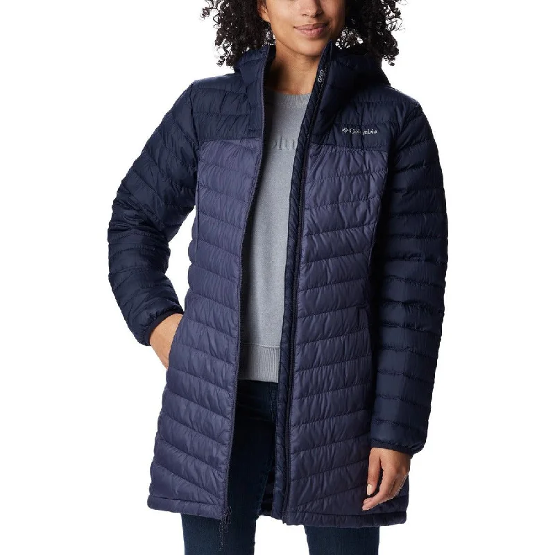 Women’s hooded coats for cold weather protection -Columbia Westridge™ Mid Down Jacket - Women