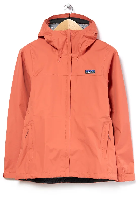 Women’s anorak jackets for wet weather -Patagonia Women's Torrentshell 3L Jacket - Quartz Coral