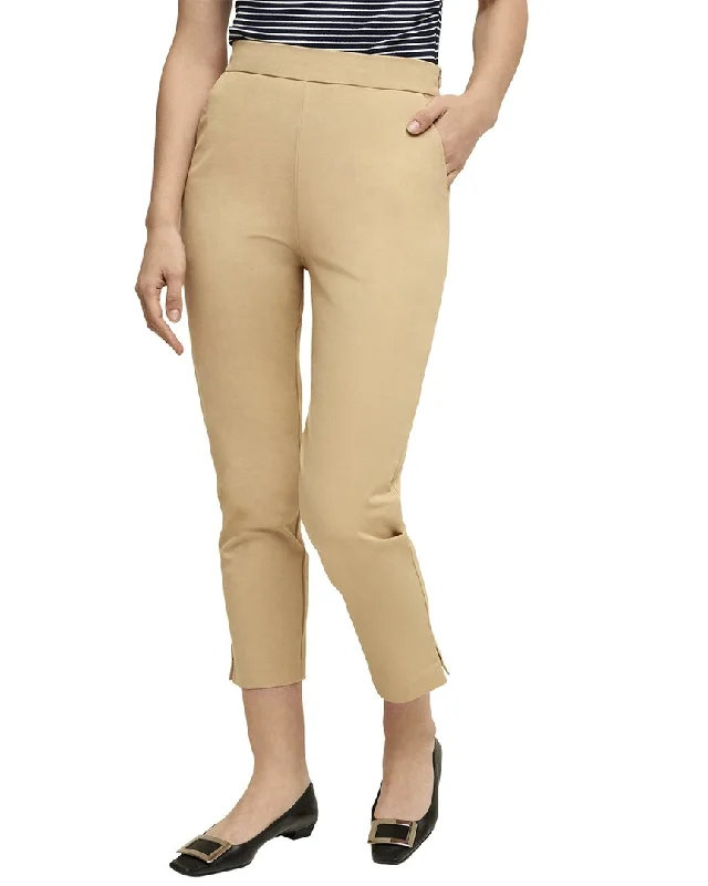 Women’s straight-leg jeans for everyday wear -Isaac Mizrahi Cropped Straight Leg Pant