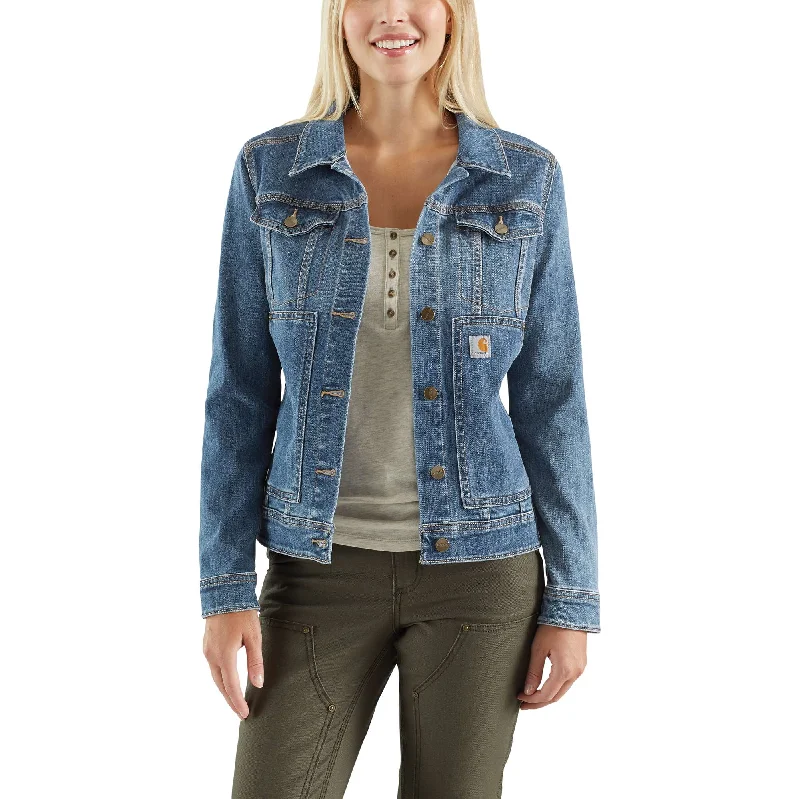 Women’s biker jackets for tough-chic style -Benson Denim Jacket