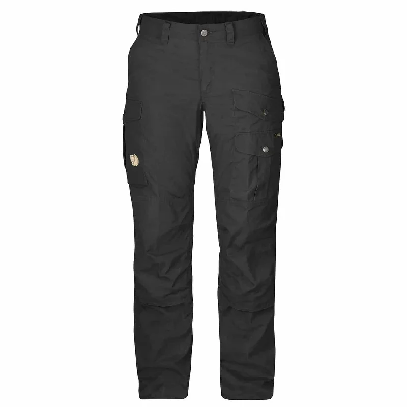 Women’s high-waisted leggings for slimming effect -Fjallraven Womens Barents Pro Trousers Short Leg Black / Black