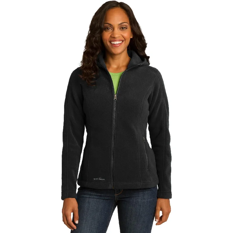 Women’s structured jackets for modern fashion -CLOSEOUT - Eddie Bauer Ladies Hooded Full-Zip Fleece Jacket