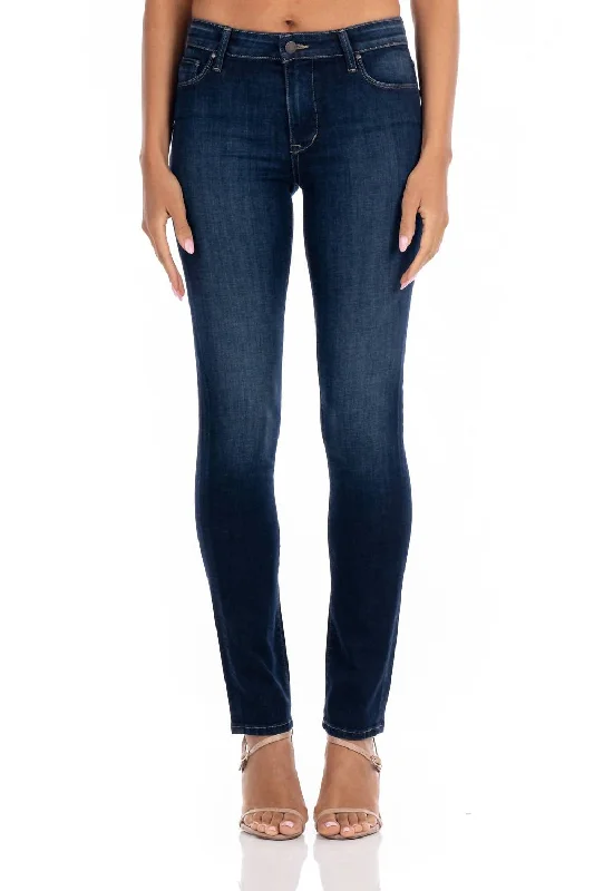 Women’s denim pants for everyday wear -Stevie Skinny Jeans In Santa Rosa Blue