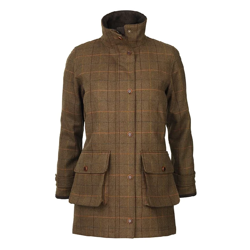 Women’s printed jackets for unique style -Laksen Lady's Cara Tweed Check Coat With CTX™