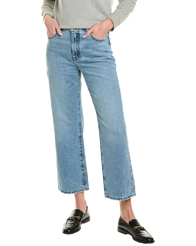 Women’s velvet pants for luxurious feel -FRAME Denim Le Jane Divine Crop Jean