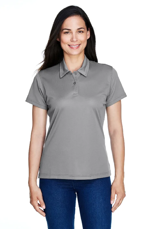 Women’s cami tops for layering outfits -Team 365 Womens Command Performance Moisture Wicking Short Sleeve Polo Shirt - Graphite Grey