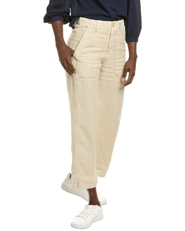 Women’s cargo joggers for street style -Velvet by Graham & Spencer Dru Linen Pant