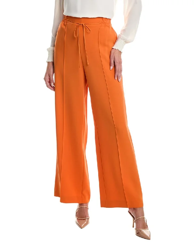 Women’s paperbag denim pants for trendy style -OSCAR DE LA RENTA PANT