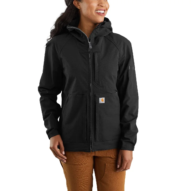 Women’s reversible jackets for versatile wear -Super Dux® Relaxed Fit Lightweight Hooded Jacket