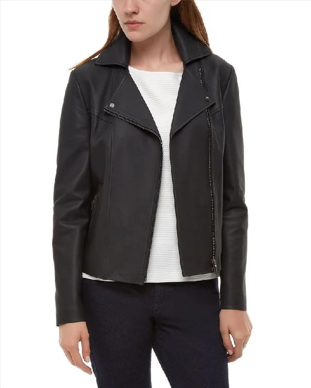 Women’s casual parkas for weekend wear -Super Cisco Women Classic Real Leather Jackets