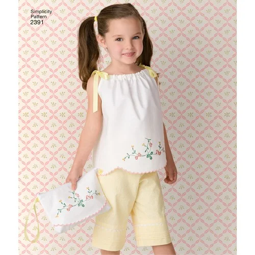 Women’s skinny trousers for sleek fit -Simplicity Children's Outfits S2391