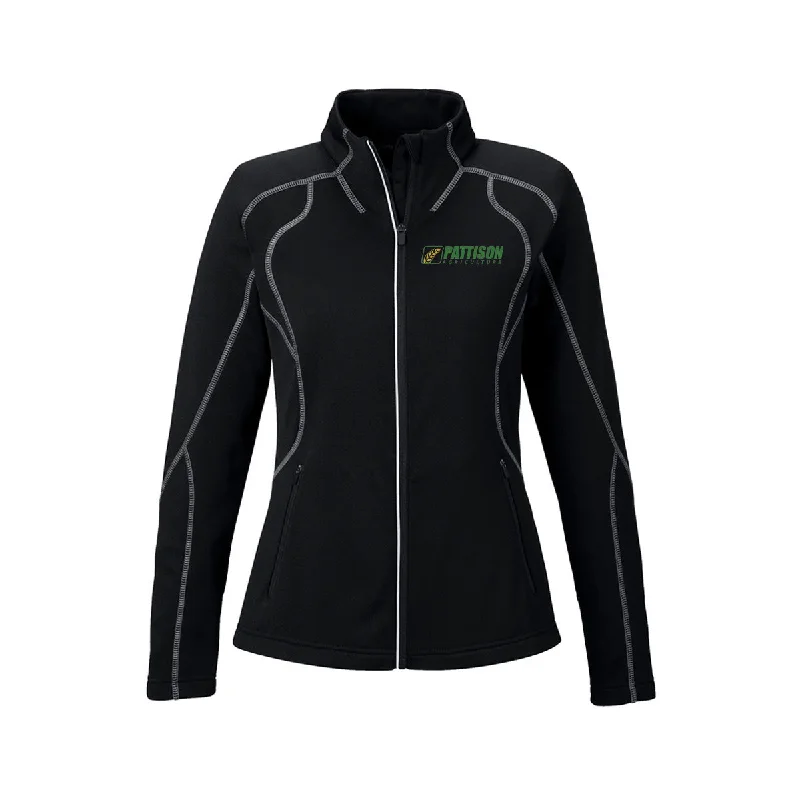 Women’s checkered jackets for trendy style -Ladies North End Gravity Performance Fleece Jacket