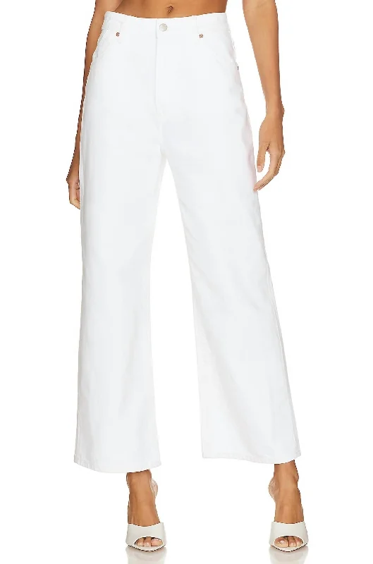 Women’s maternity pants for stylish comfort -Heidi Jean In Vintage White