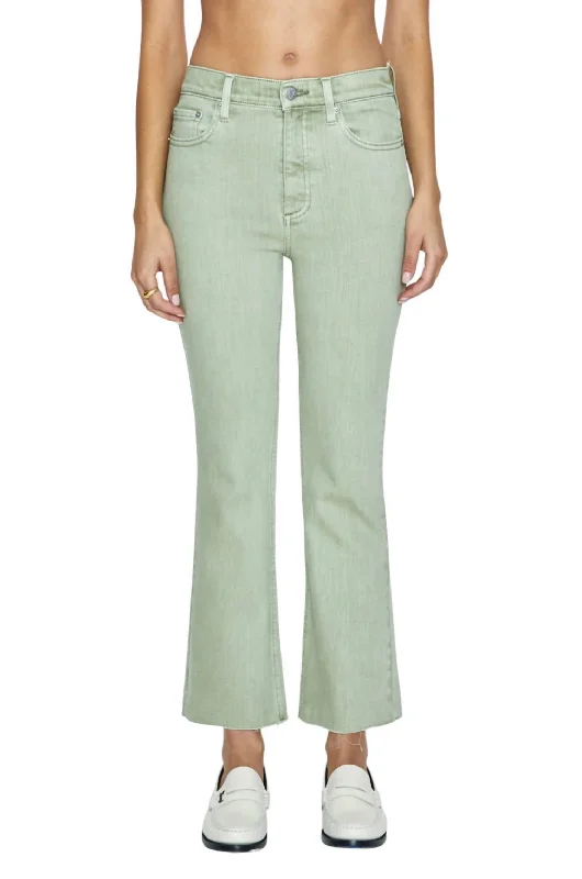 Women’s skinny-fit chinos for smart-casual look -Lennon Pants In Sage Snow