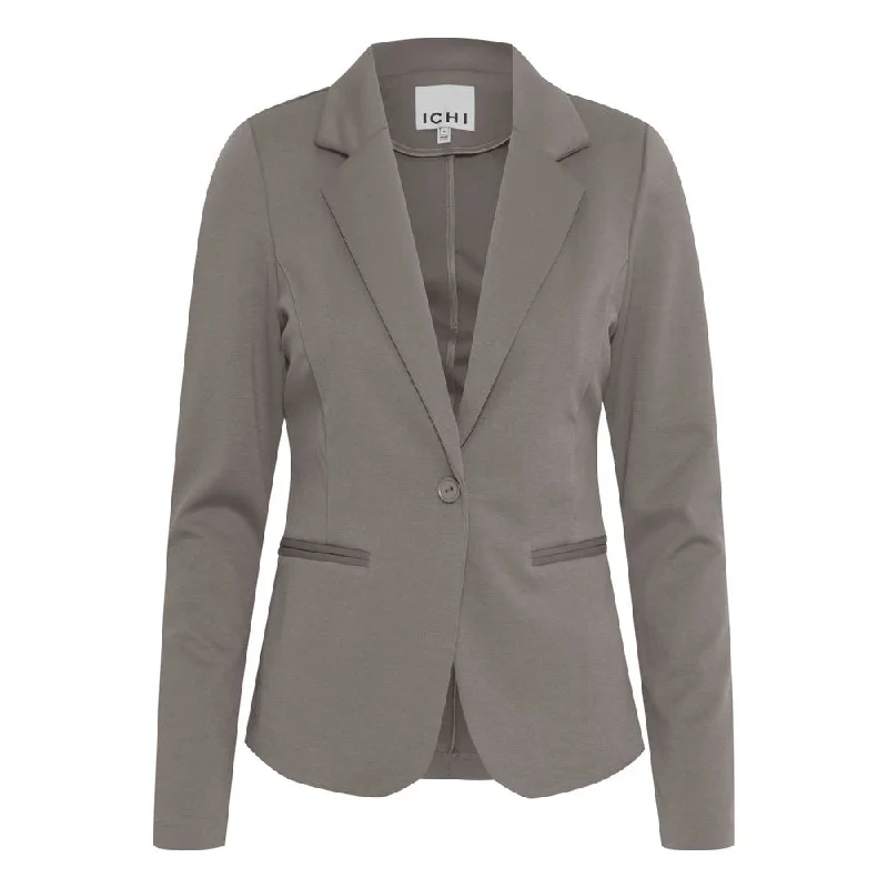 Women’s belted coats for flattering silhouette -ICHI  Polyester Suits & Women's Blazer