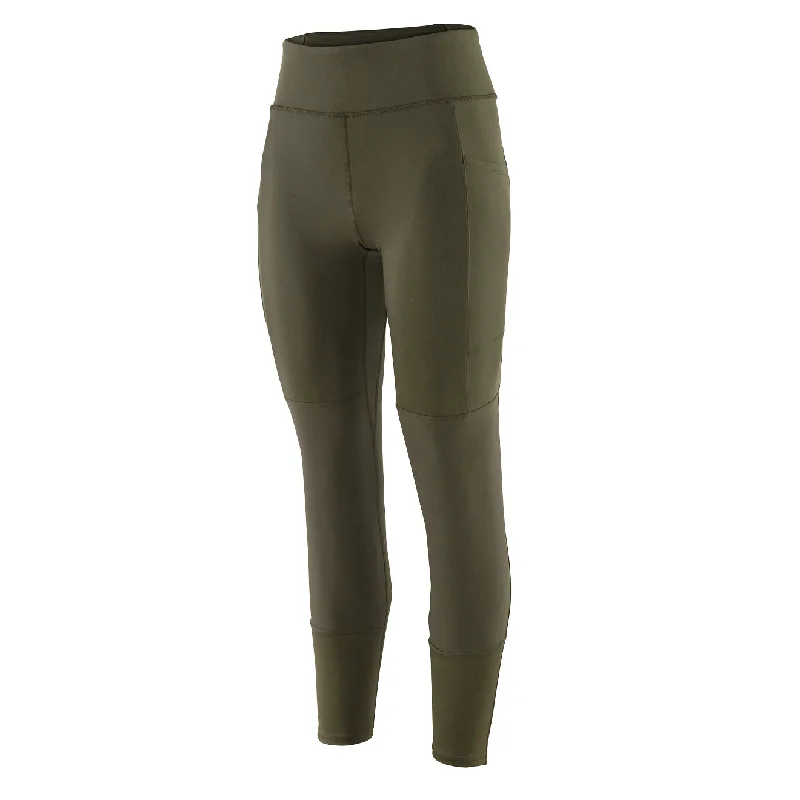 Women’s straight-leg pants for timeless fashion -Patagonia Womens Pack Out Hike Tights Pine Needle Green