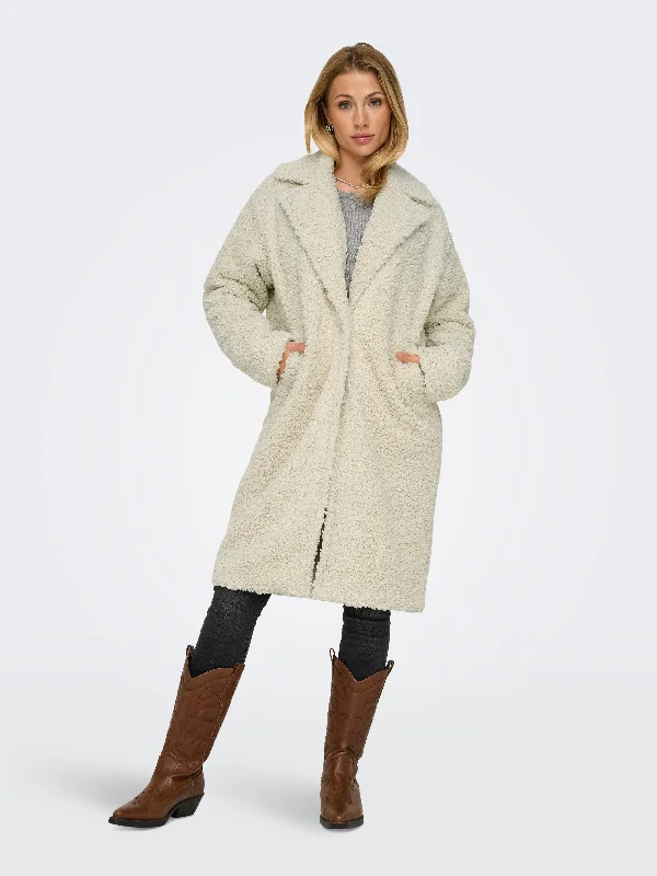 Women’s zip-up jackets for casual wear -Catalina Shaggy Coat