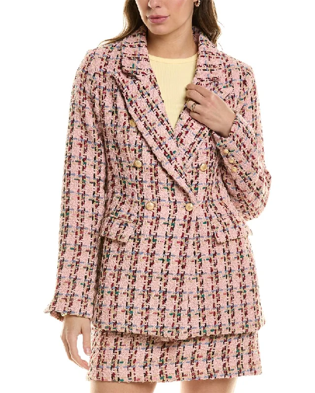 Women’s tailored jackets for polished look -FATE Tweed Blazer