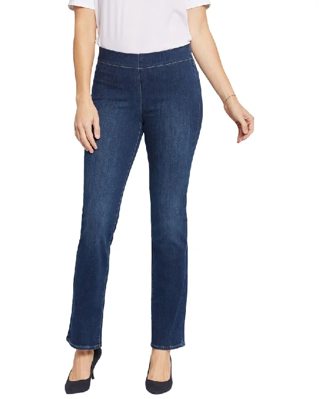 Women’s fitted denim for sleek fit -NYDJ Straight Wonderland On Crop Jean