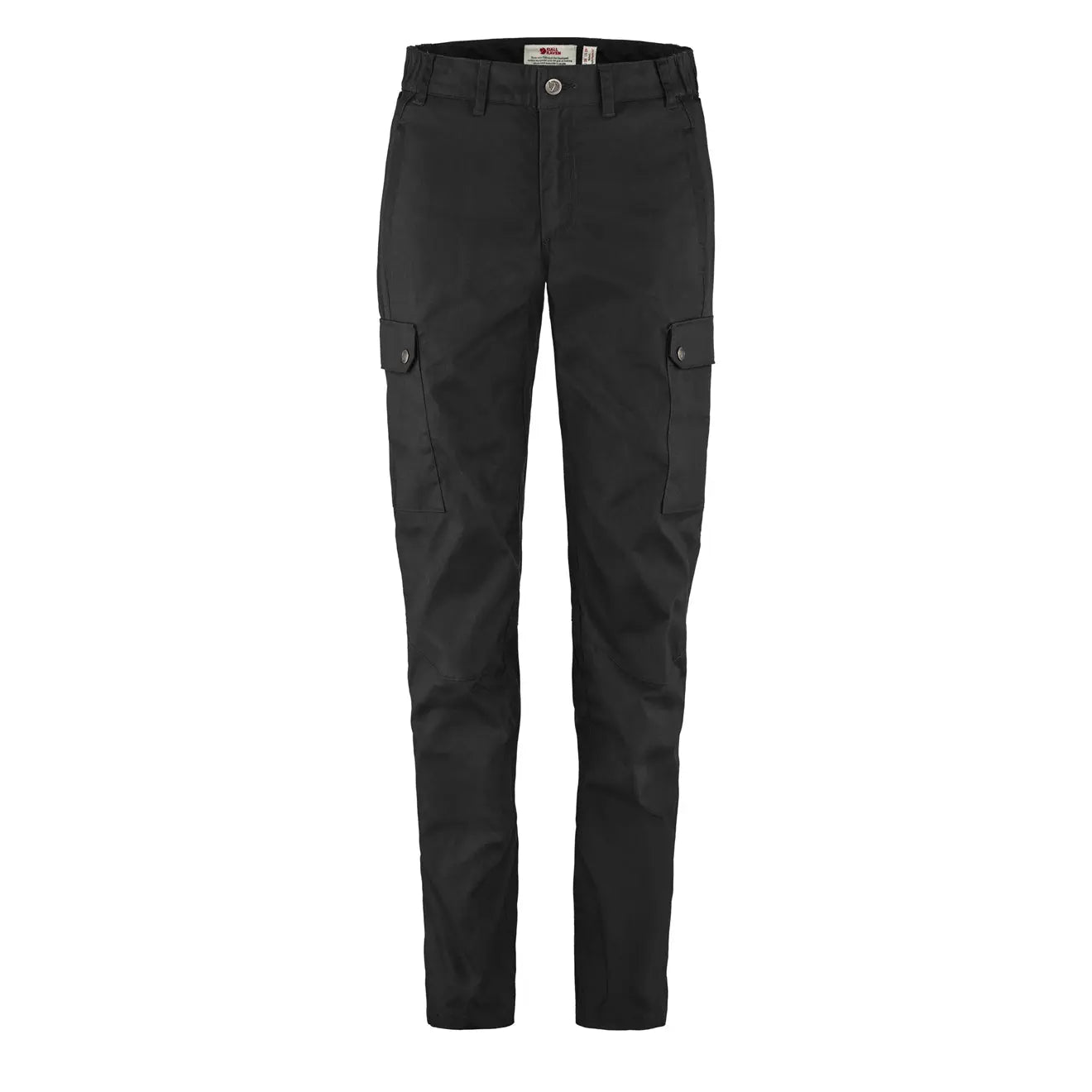 Women’s flare trousers for retro chic -Fjallraven Womens Stina Trousers Short Leg Black