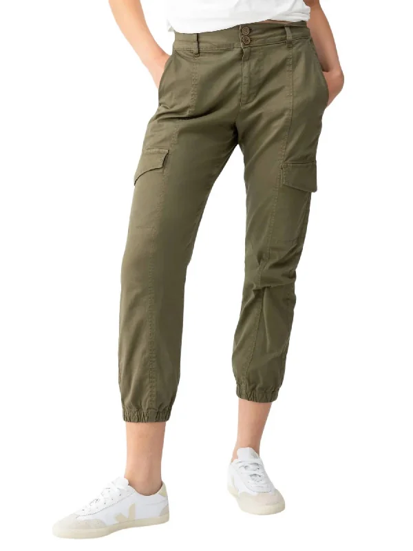 Women’s flared jeans for retro style -Rebel Pant In Hiker Green