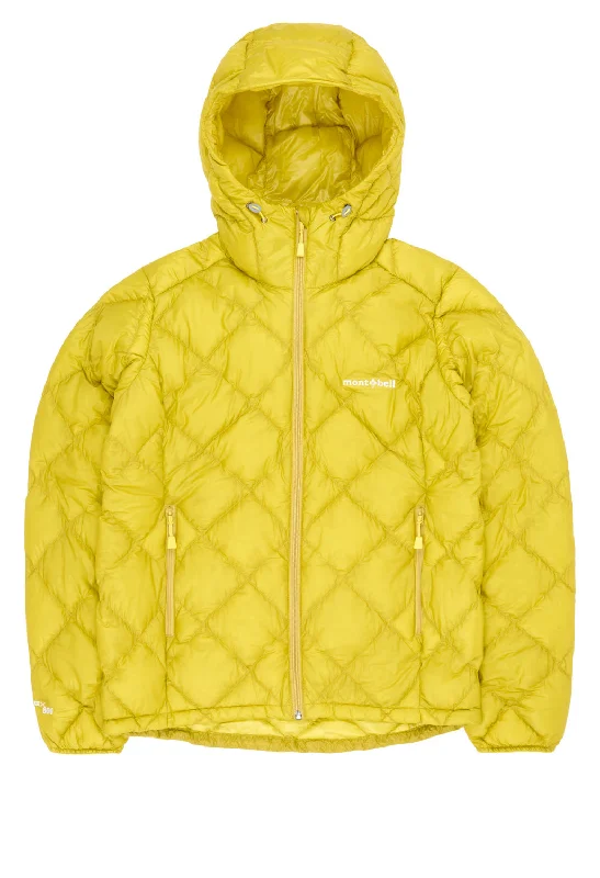 Women’s zip-up hooded jackets for comfort -Montbell Women's Superior Down Parka Jacket - Yellow