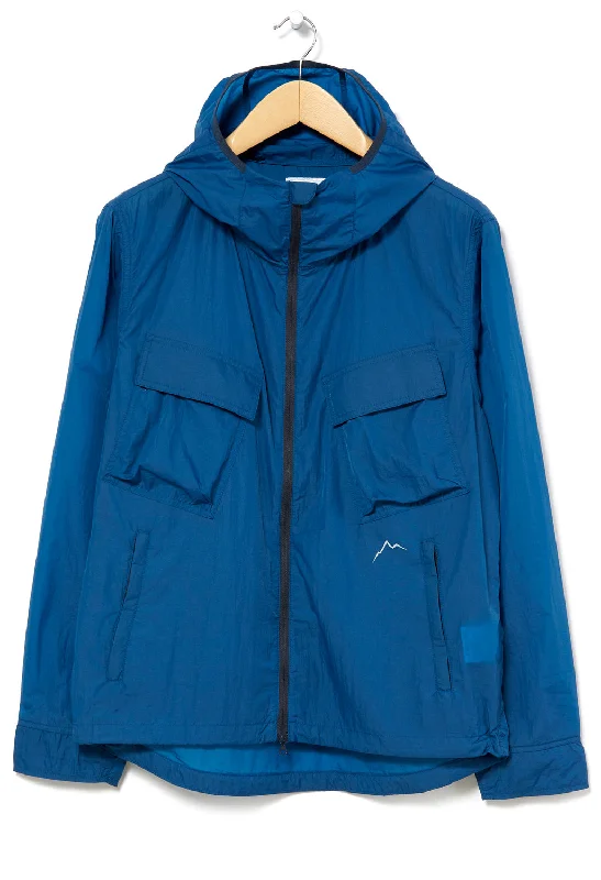 Women’s faux fur-lined coats for extra warmth -CAYL Nylon Washer Jacket - Blue