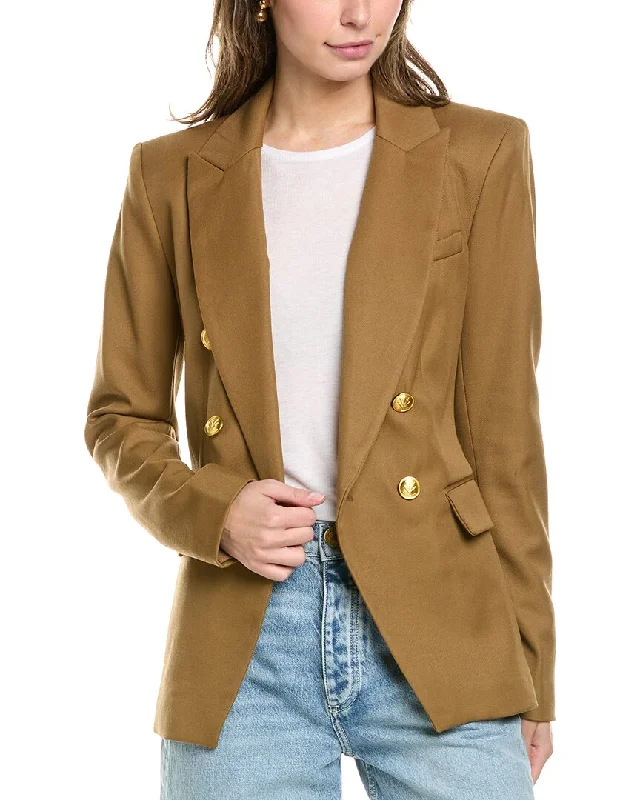 Women’s faux shearling jackets for winter warmth -rag & bone Preston Heavy Twill Wool Blazer