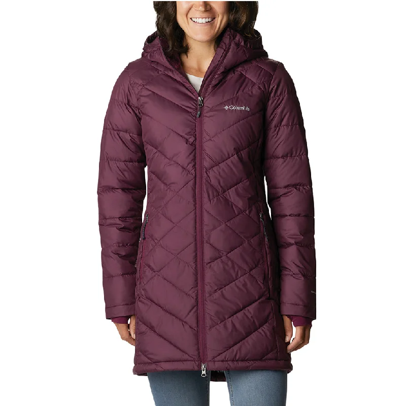 Women’s zip-up jackets for casual wear -Women's Columbia Heavenly Long Hooded Jacket