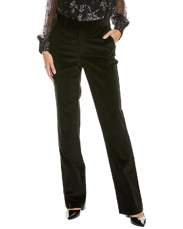 Women’s high-waisted leggings for slimming effect -Cinq à Sept Chenille Velvet Kerry Pant