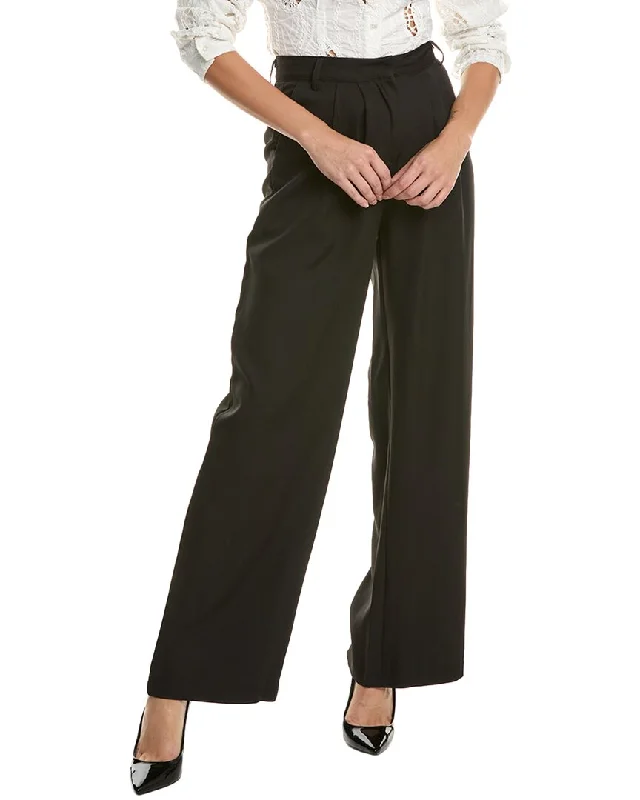 Women’s skinny-fit chinos for smart-casual look -Brook + Lynn Pleated Pant