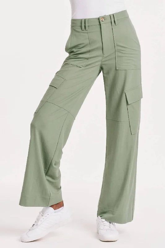 Women’s denim leggings for casual days -Cairo Pant In Green