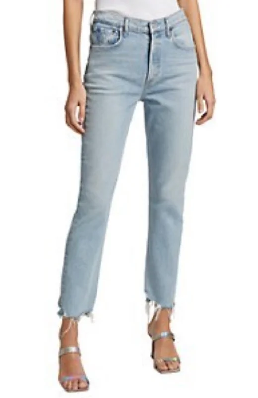 Women’s wide-leg denim for laid-back fashion -Merrell Mid Rise Straight In Astray