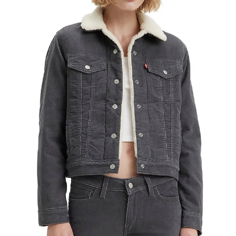 Women’s button-up jackets for easy styling -Women's Levis Sherpa Trucker Jacket