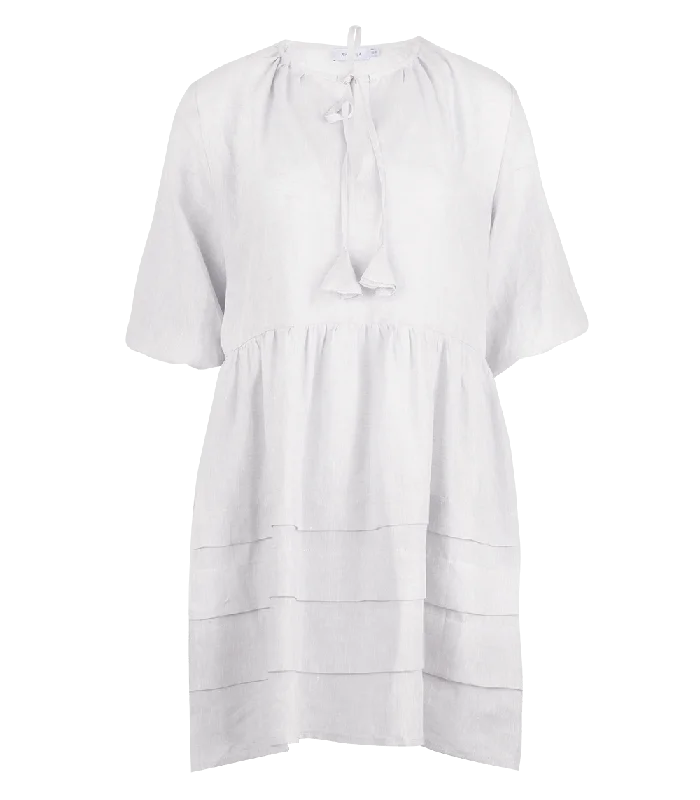 Women’s shift dresses for comfortable wear -Cara Linen Mini Dress